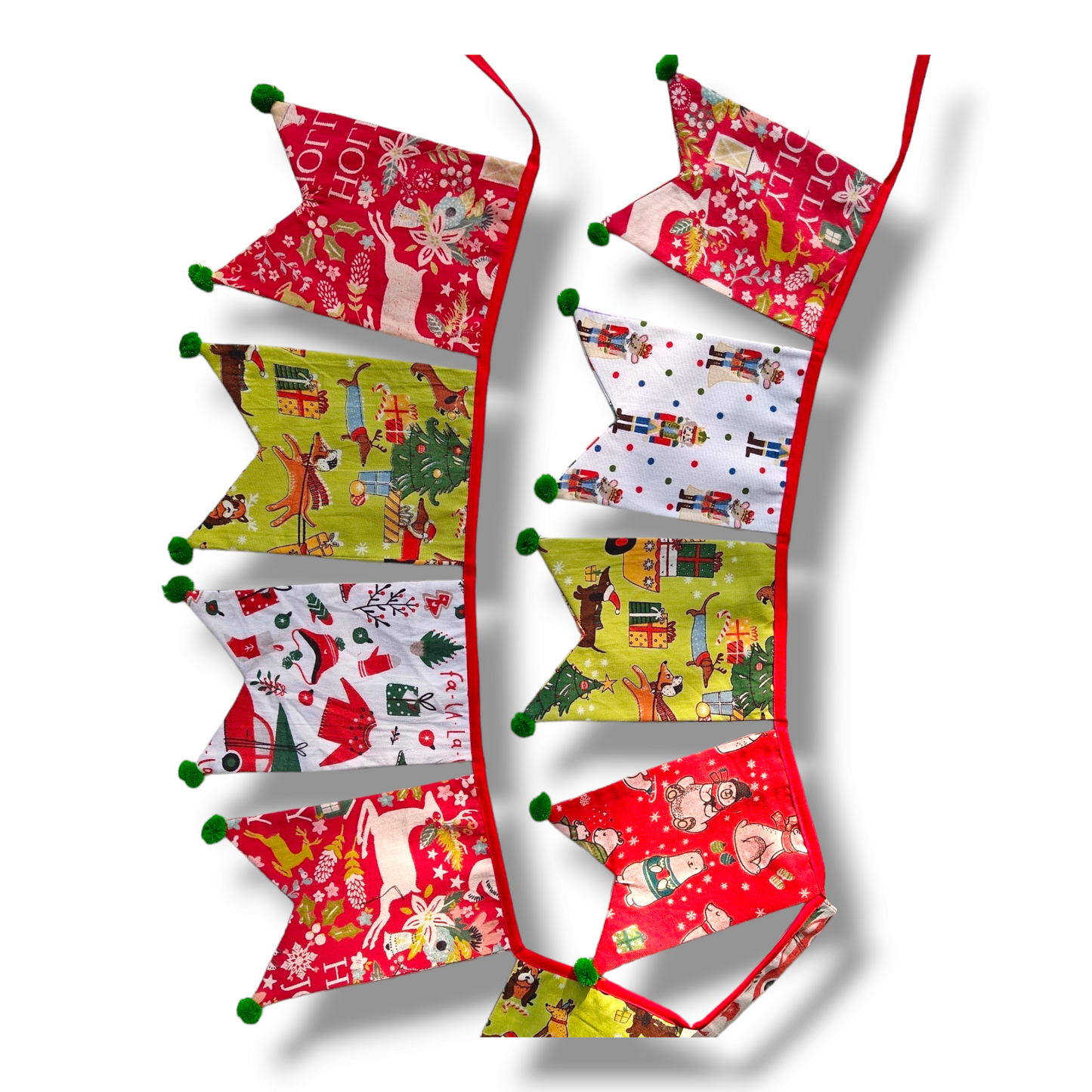 Christmas Bunting (Tricolor)