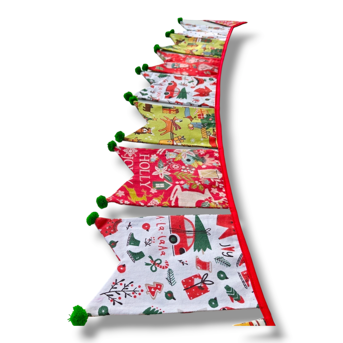 Christmas Bunting (Tricolor)