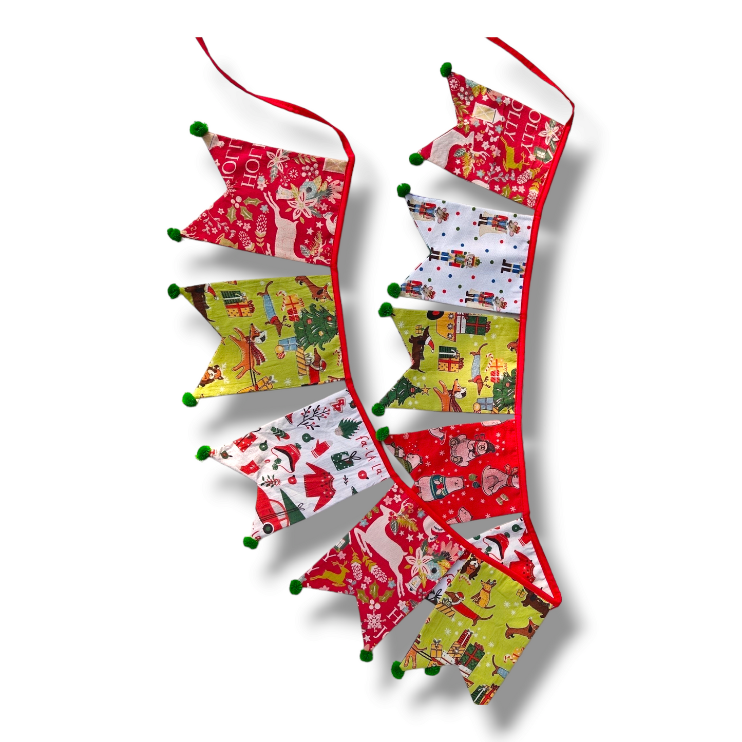 Christmas Bunting (Tricolor)