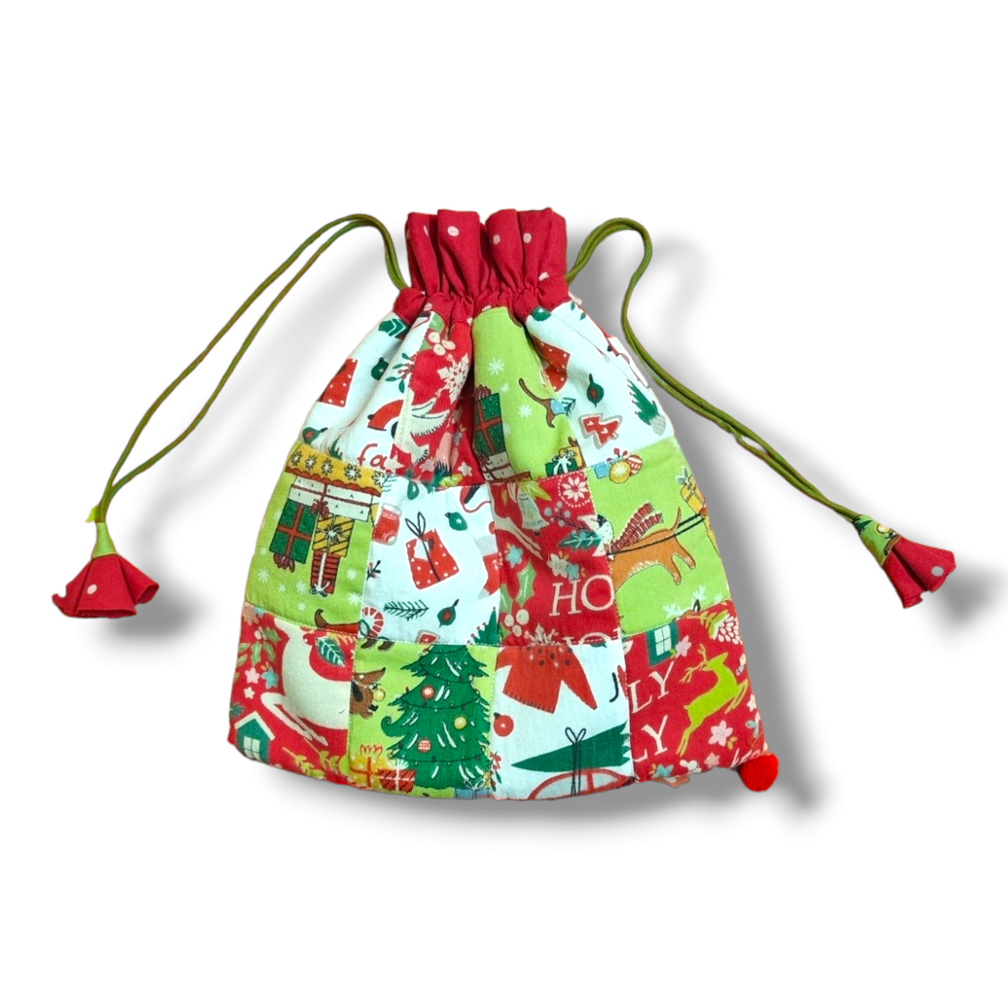 Christmas Patchwork Gift Bag